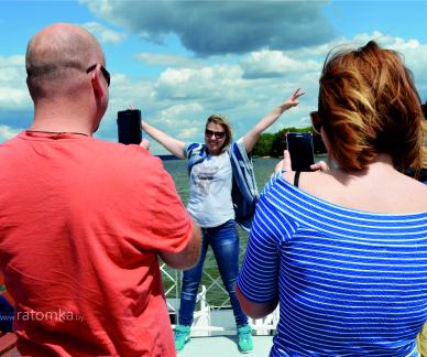Opening of the season: walks on the ship on the Minsk Sea